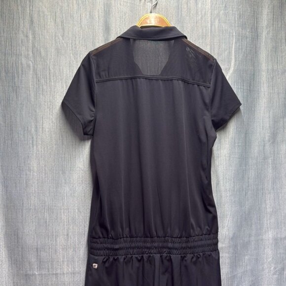 🏴 Fabletics romper black 14 zip size medium - Picture 4 of 10